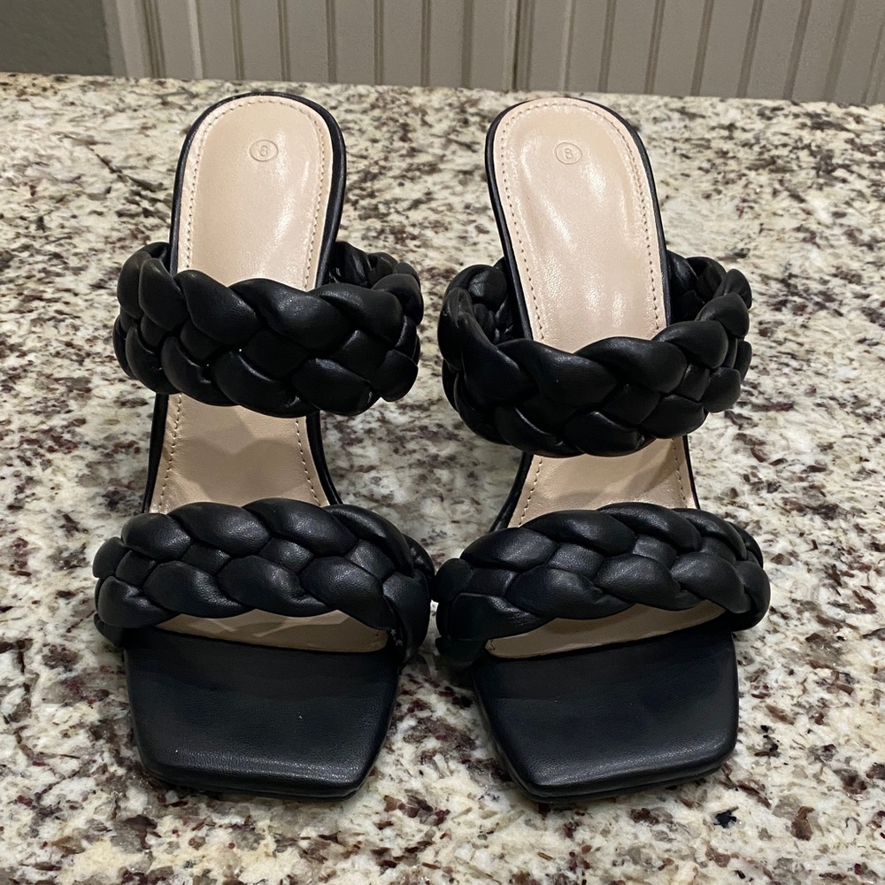 Braided Black Women's Sandals